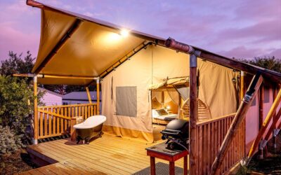 BIG4 Bellarine - Glamping Safari tent outside