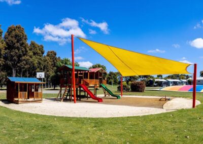 BIG4 Bellarine - playground with a sandpit and slides